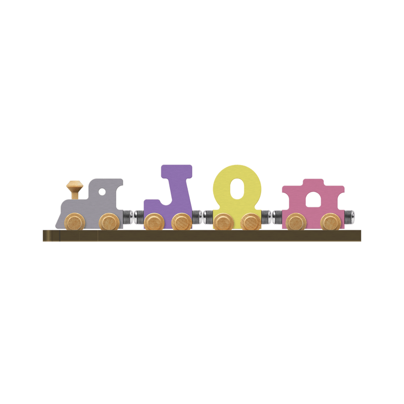 NameTrains Pastel Letters Name