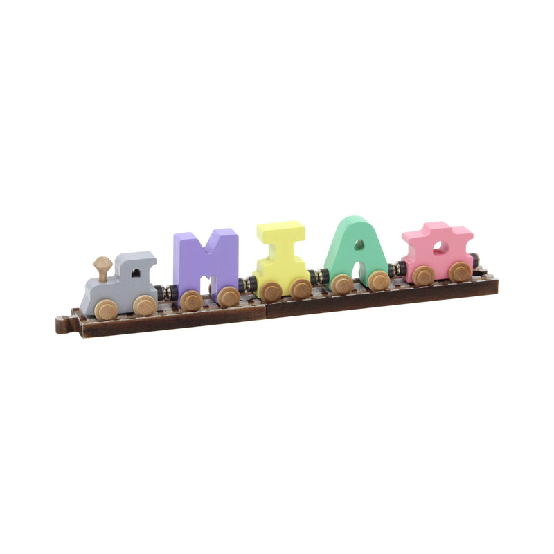 NameTrains Pastel Letters Name