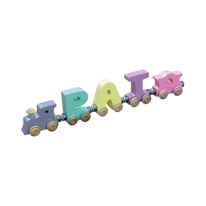 NameTrains Pastel Letters Name