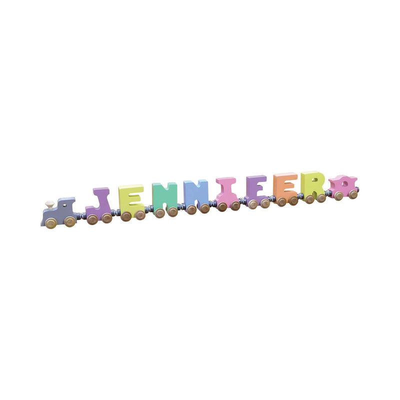 NameTrains Pastel Letters Name