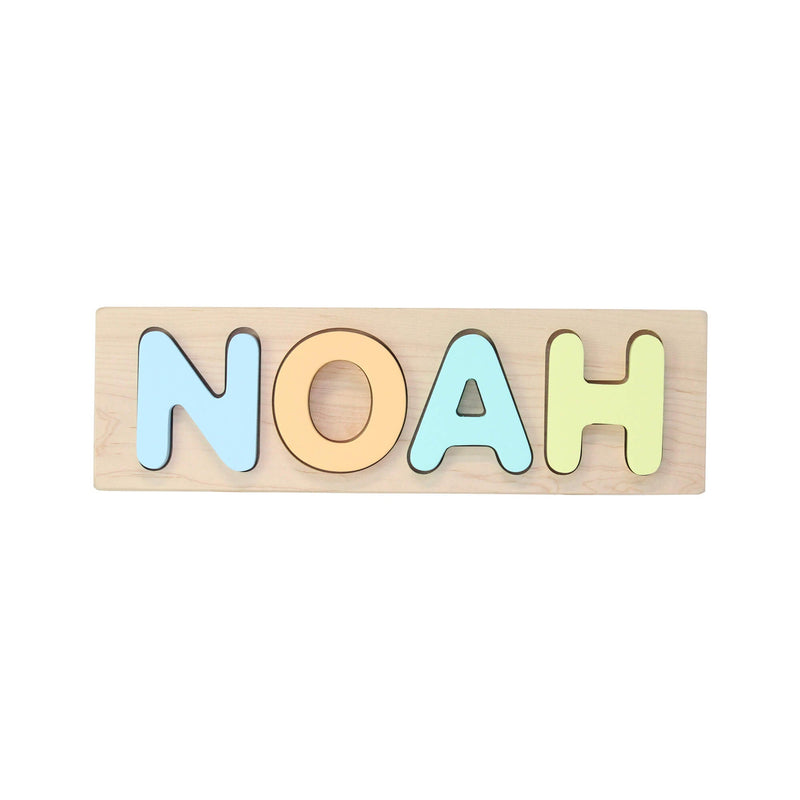 Pastel Letter Name Puzzle