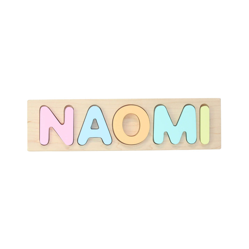 Pastel Letter Name Puzzle