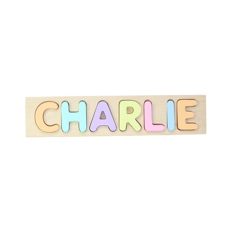 Pastel Letter Name Puzzle