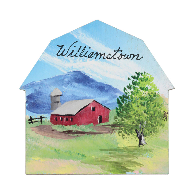 Barn Handpainted Magnet with Lettering